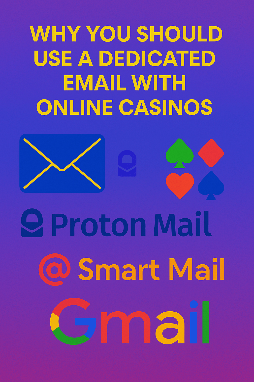 Why You Should Use a Dedicated Email With Online Casinos